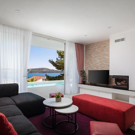 Villa Adria View With Heated Pool I Трогир Экстерьер фото