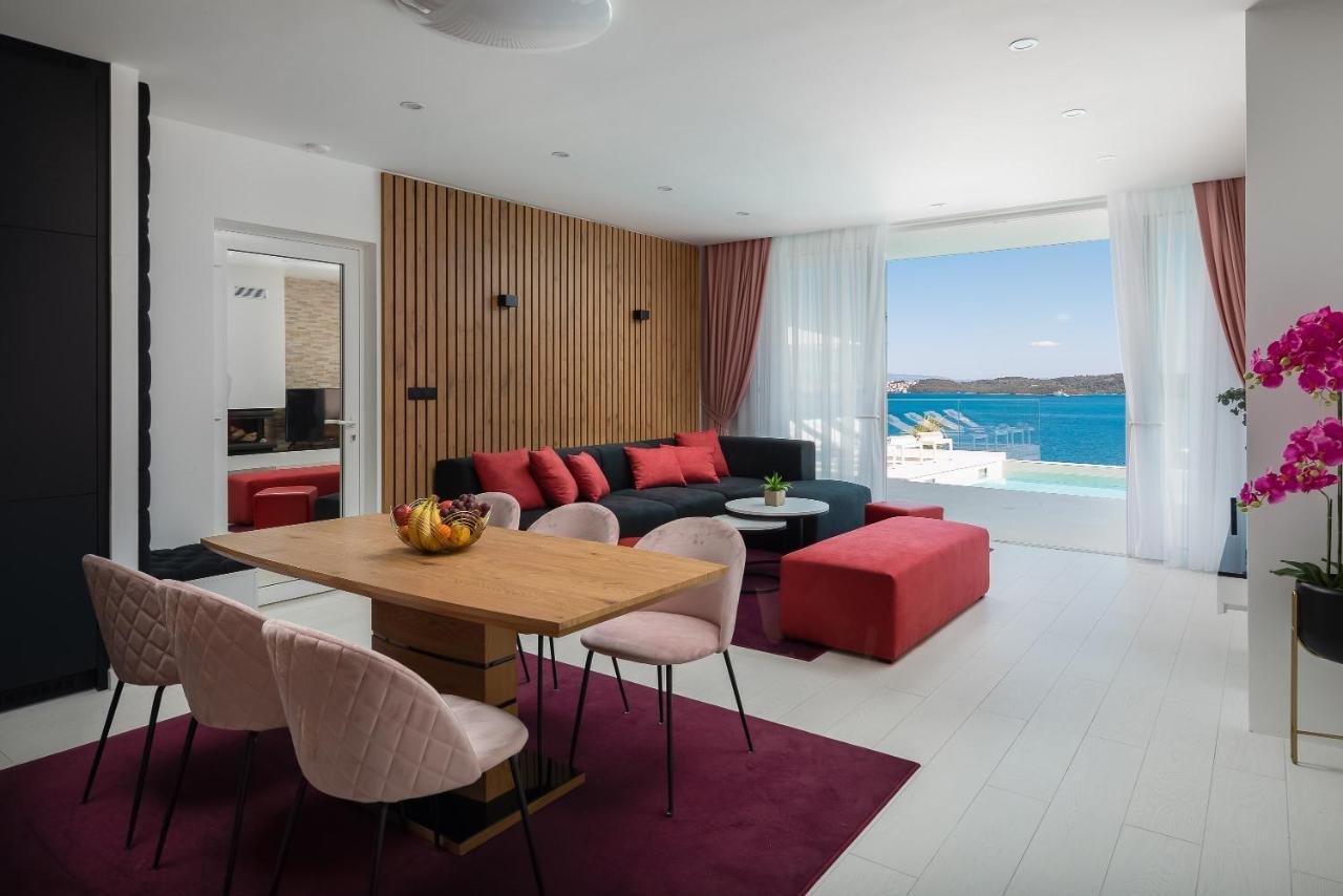 Villa Adria View With Heated Pool I Трогир Экстерьер фото