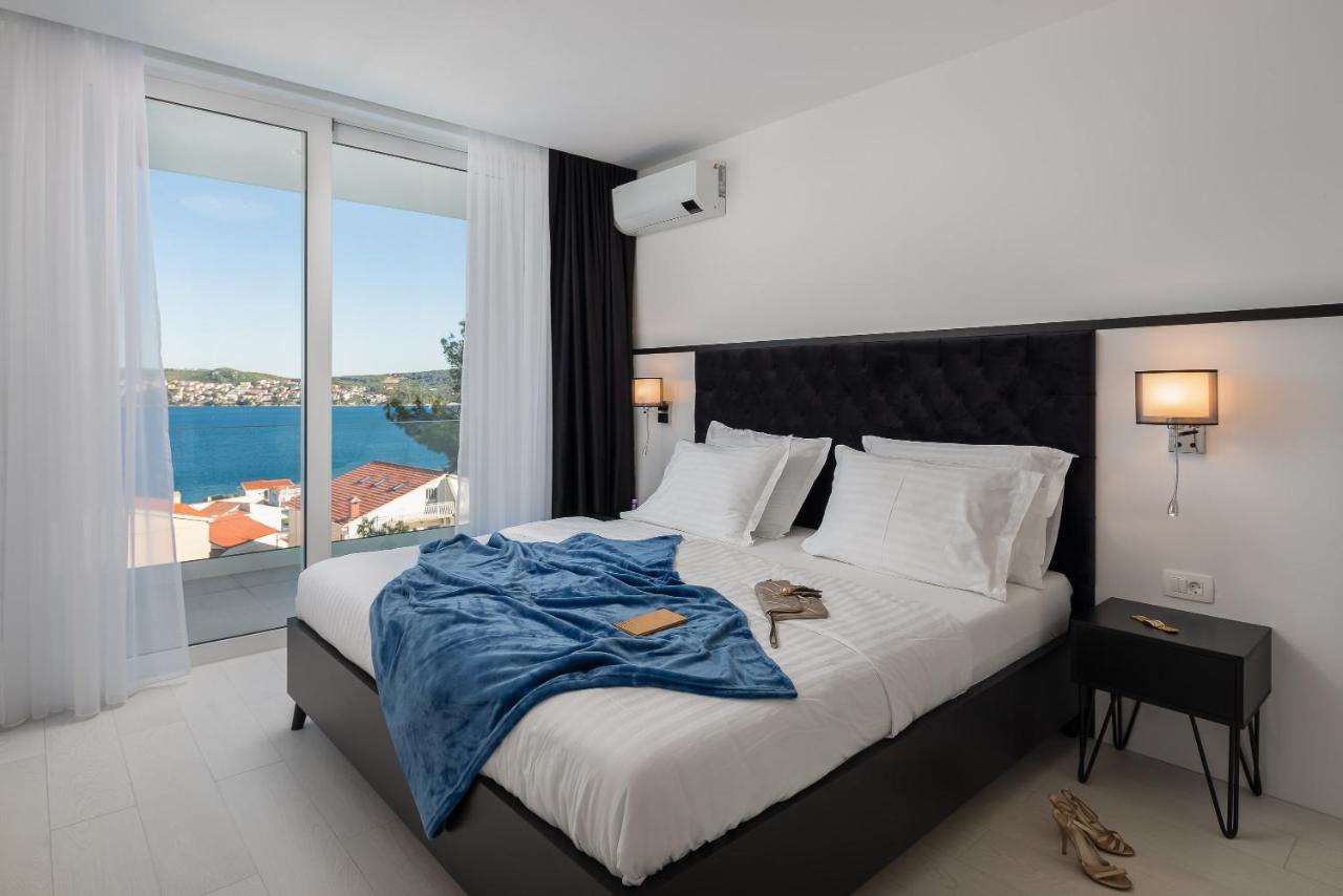 Villa Adria View With Heated Pool I Трогир Экстерьер фото