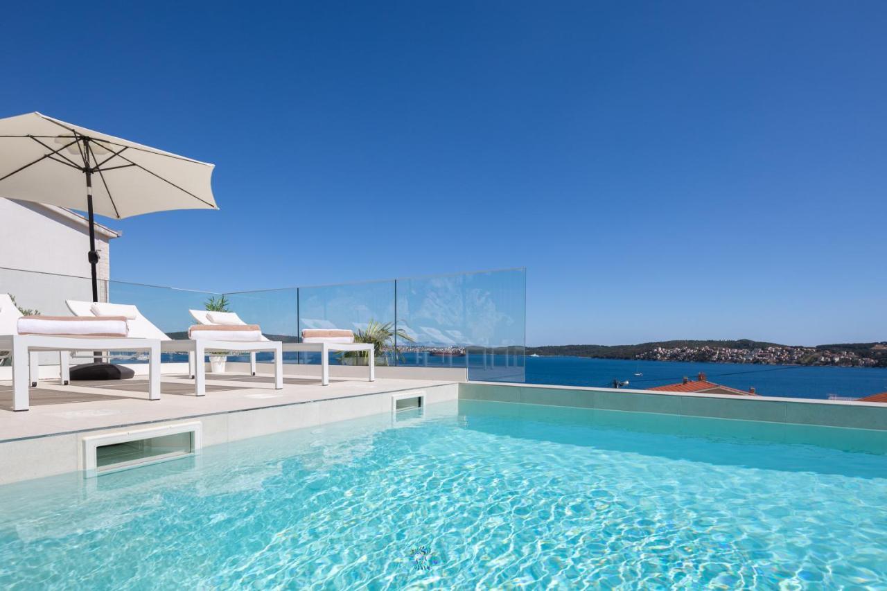 Villa Adria View With Heated Pool I Трогир Экстерьер фото