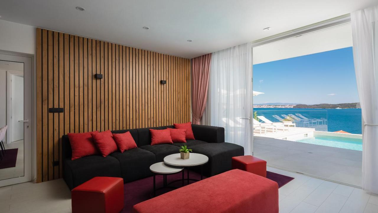Villa Adria View With Heated Pool I Трогир Экстерьер фото