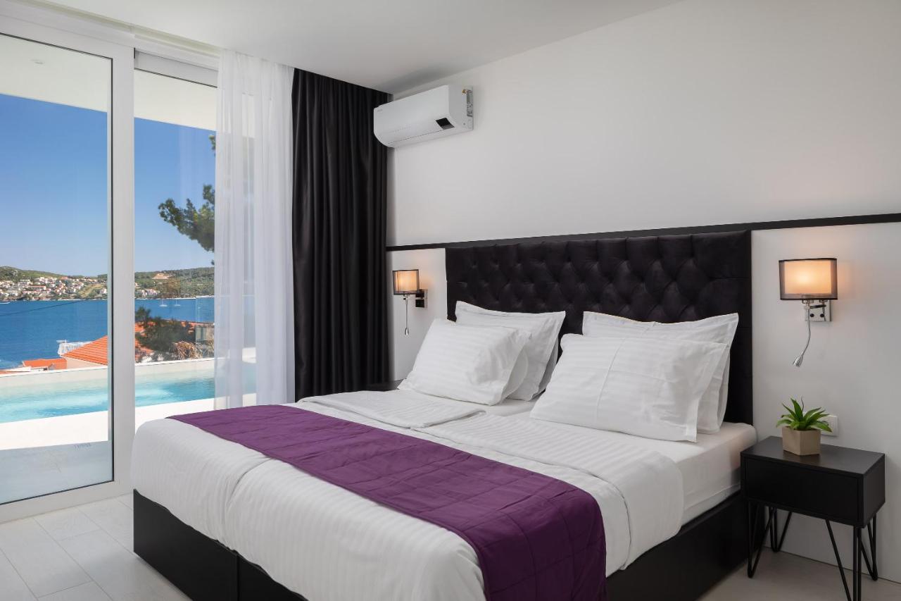 Villa Adria View With Heated Pool I Трогир Экстерьер фото
