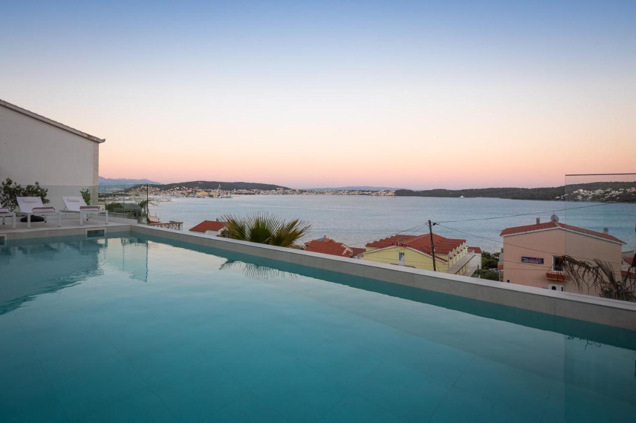Villa Adria View With Heated Pool I Трогир Экстерьер фото