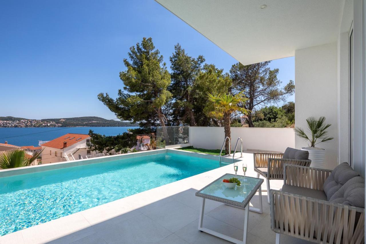 Villa Adria View With Heated Pool I Трогир Экстерьер фото